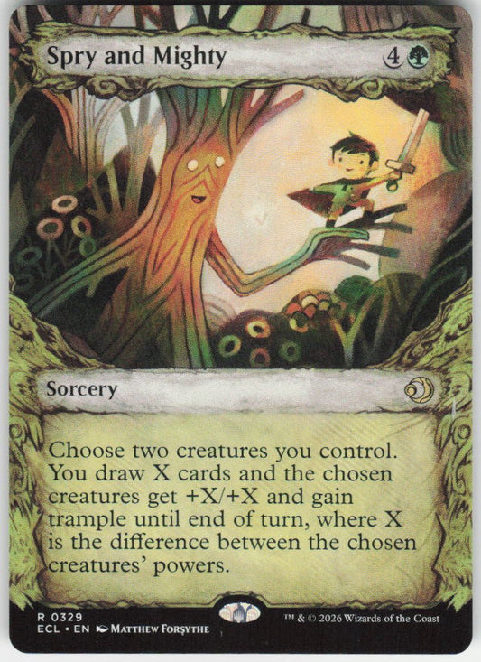 Spry and Mighty (Showcase) R Lorwyn Eclipsed 329 NM