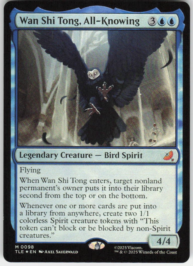 Wan Shi Tong, All-Knowing (Foil) M Avatar: The Last Airbender: Eternal-Legal 98 