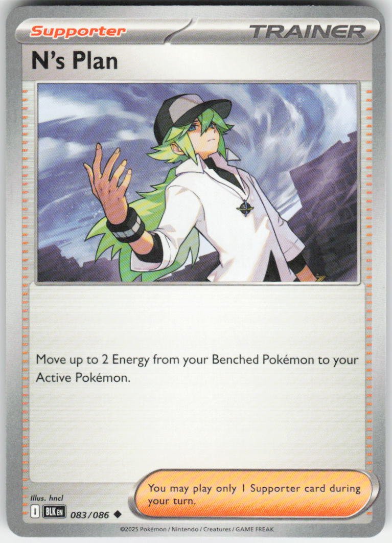 N's Plan Uncommon SV: Black Bolt 083/086 NM