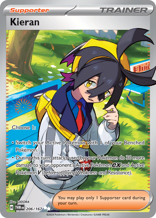 Kieran 206/167 Ultra Rare Twilight Masquerade NM/M