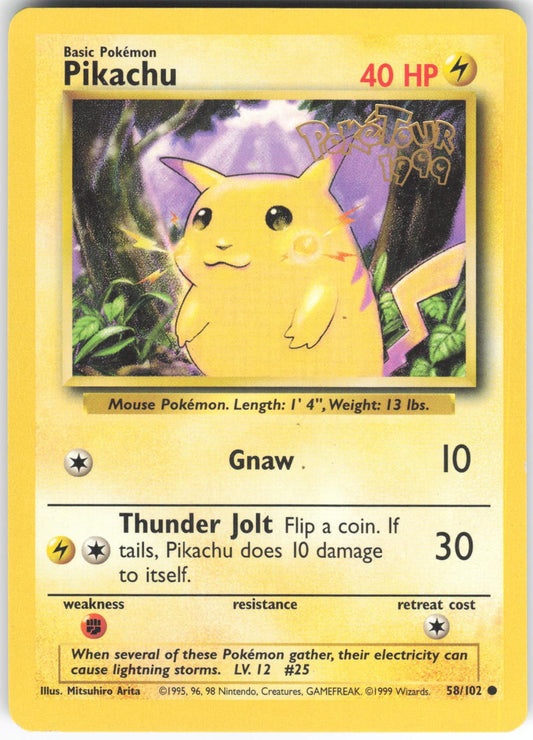 Pikachu 058/102 Promo Miscellaneous Cards & Products LP