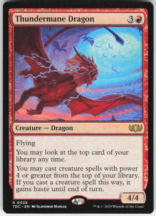 Thundermane Dragon R Commander: Tarkir: Dragonstorm 38 NM