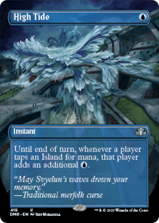 High Tide (Borderless) 419 Uncommon Dominaria Remastered NM/M