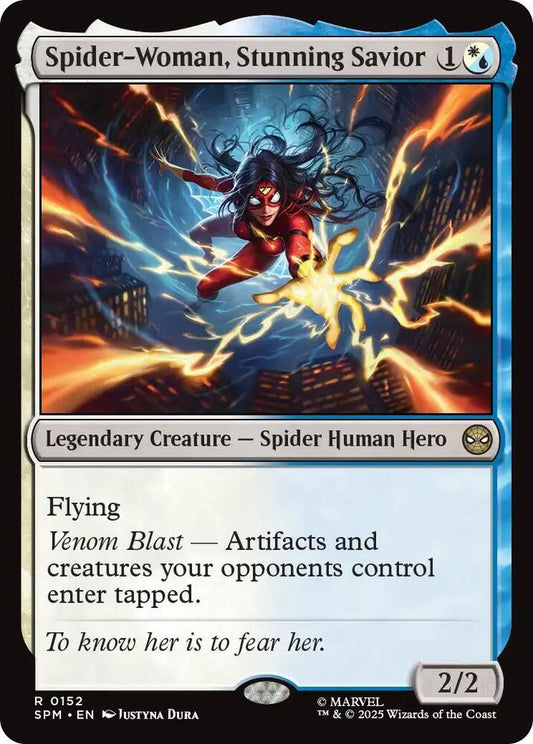 Spider-Woman, Stunning Savior 152 Foil Rare Marvel's Spider-Man NM/M