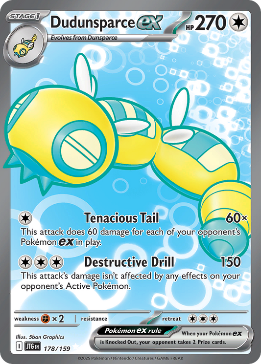 Dudunsparce ex 178/159 Ultra Rare Journey Together NM/M