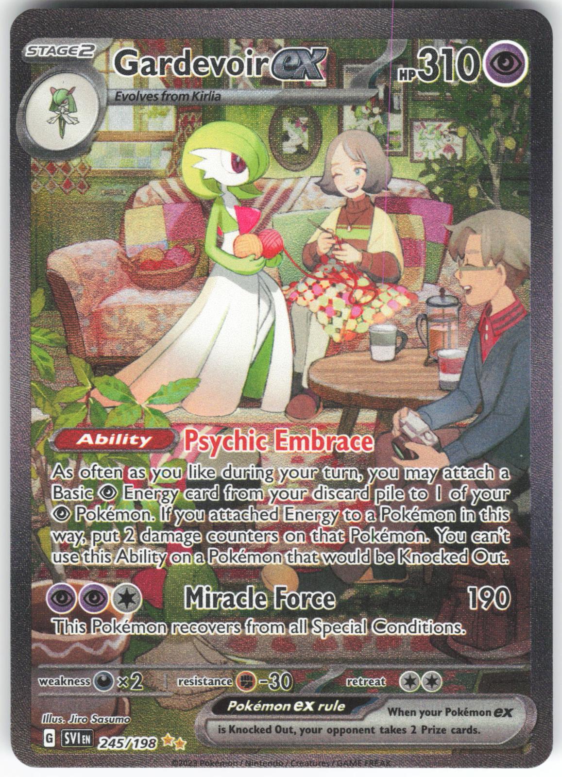Gardevoir ex (oc) 245/198 Special Illustration Rare Scarlet & Violet NM/M