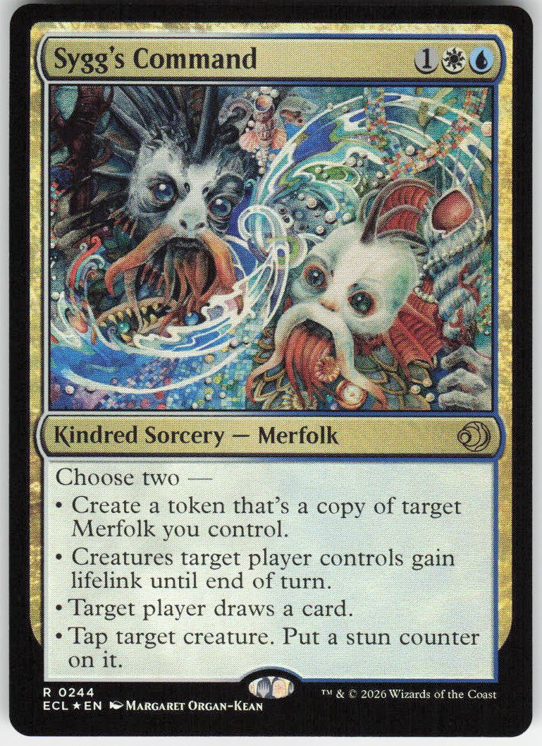 Sygg's Command (Foil) R Lorwyn Eclipsed 244 NM