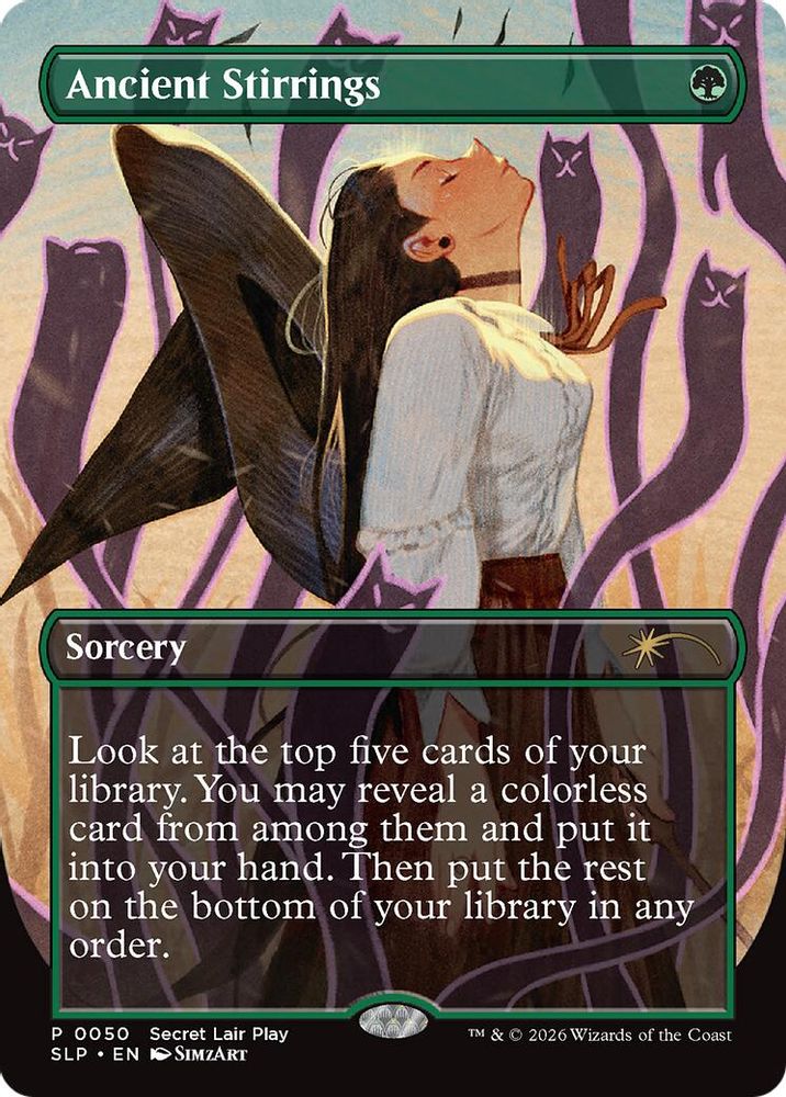 Ancient Stirrings 50 Promo Secret Lair Showdown NM/M