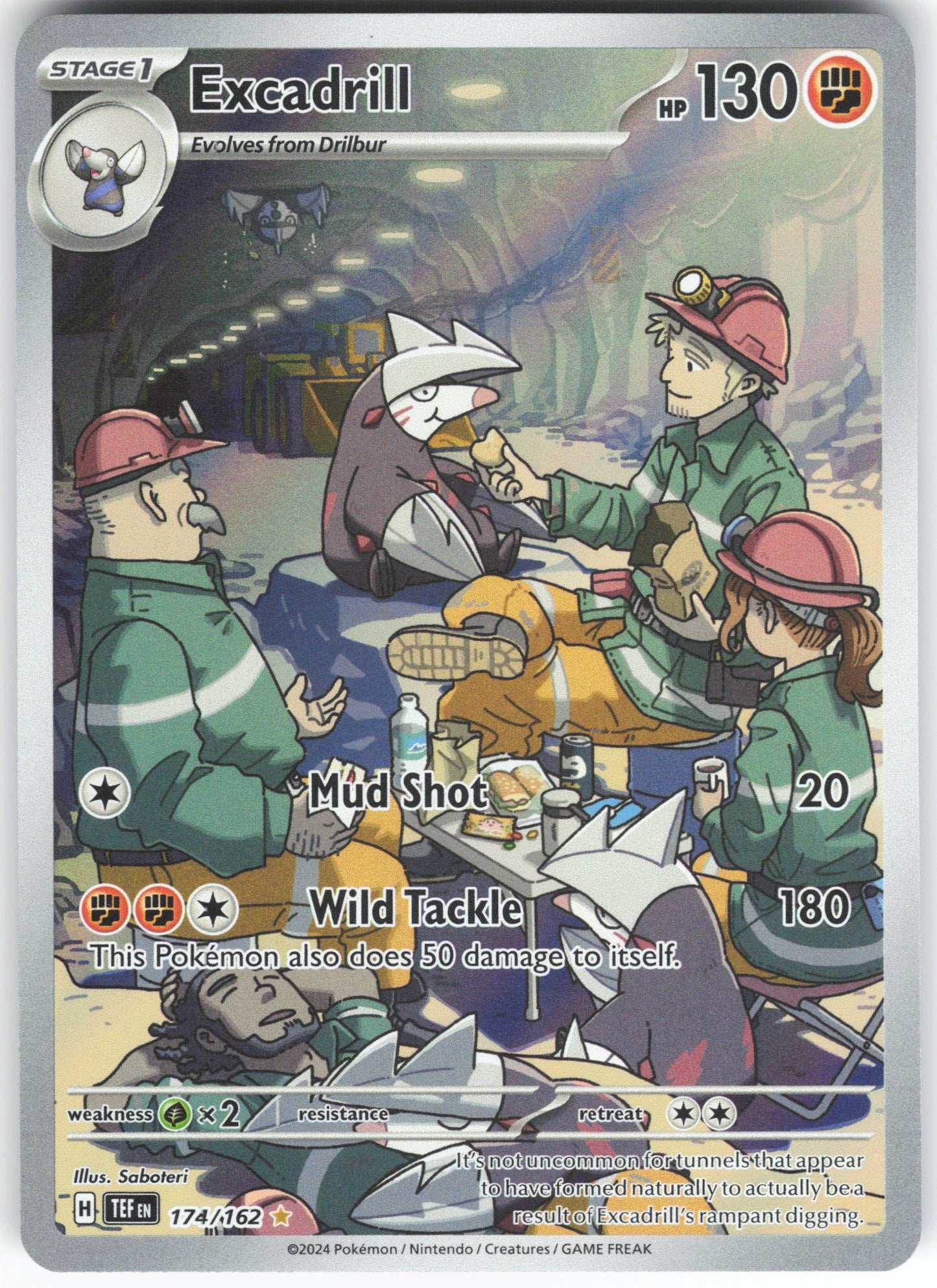 Excadrill - Illustration Rare SV05: Temporal Forces 174/162 NM