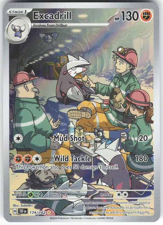 Excadrill - Illustration Rare SV05: Temporal Forces 174/162 NM