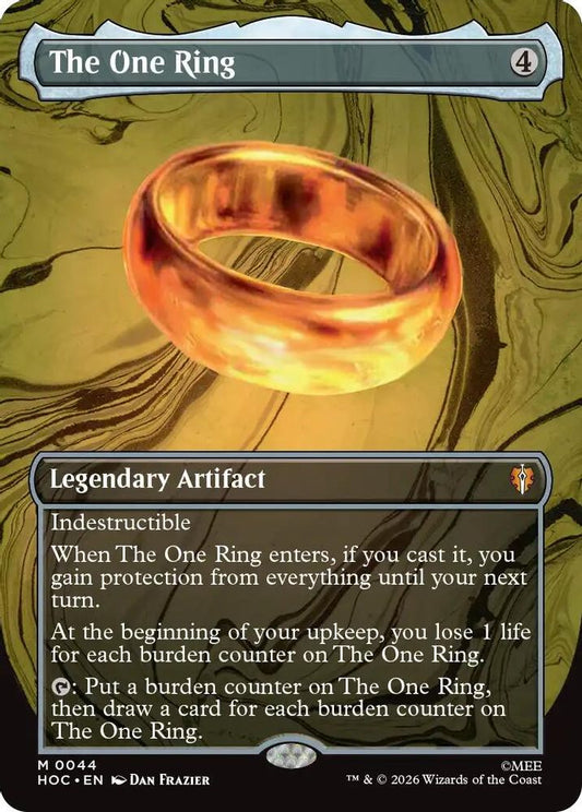 The One Ring (Borderless) 44 Mythic The Hobbit: Eternal-Legal NM/M