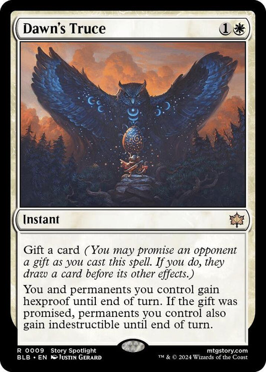 Dawn's Truce 9 Rare Foil Bloomburrow NM/M