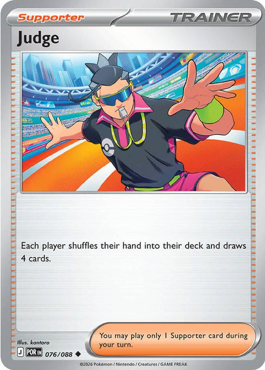 Judge 076/088 Uncommon Reverse Holo Perfect Order NM/M
