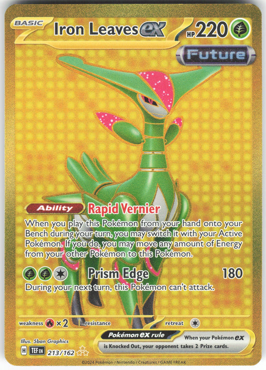 Iron Leaves ex - Hyper Rare SV05: Temporal Forces 213/162 NM