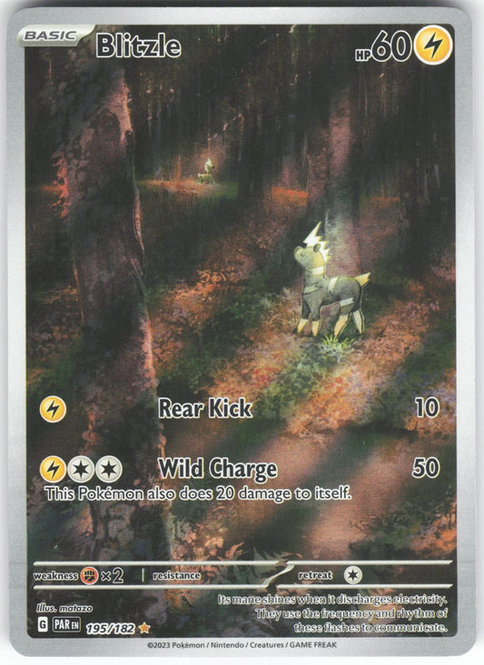 Blitzle 195/182 Illustration Rare Paradox Rift LP