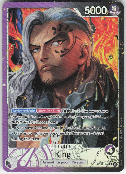 King (057) (Parallel) L Two Legends OP08-057 NM
