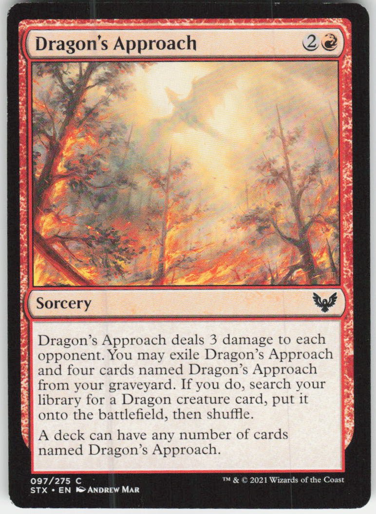 Dragon's Approach C Strixhaven: School of Mages 97 NM
