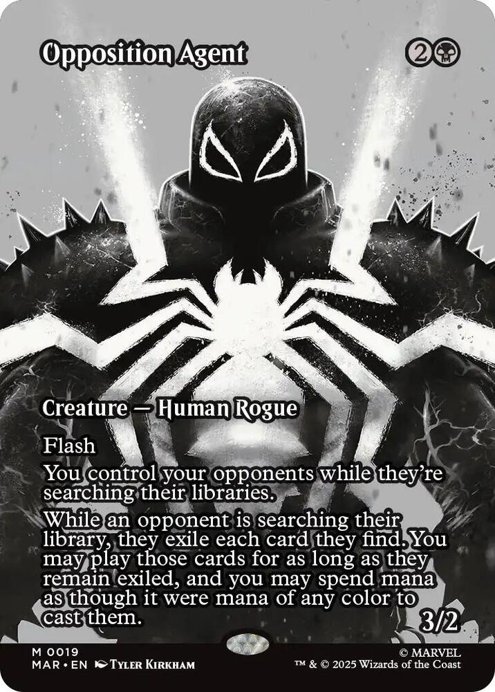 Opposition Agent (Borderless) 19 Mythic Marvel Universe Eternal-Legal NM/M