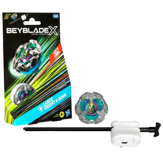 Beyblade X - Lance Knight 4-80HN Starter Pack Top and Launcher