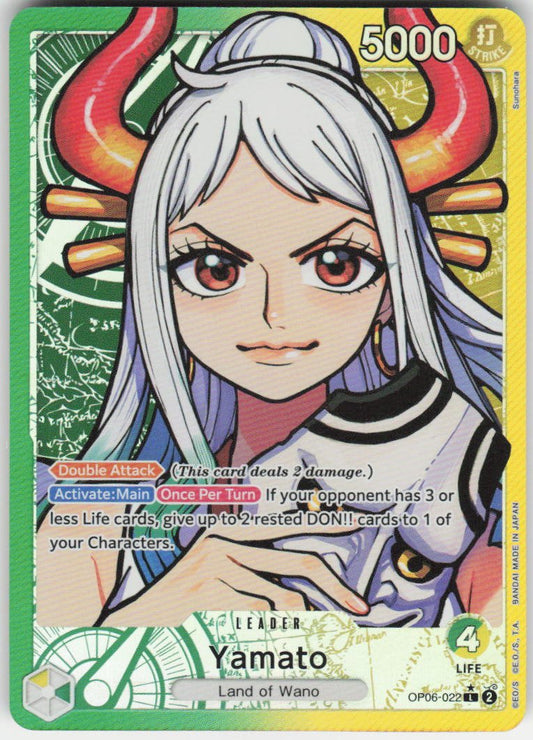 Yamato (Alternate Art) L Wings of the Captain OP06-022 NM