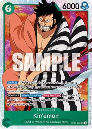 Kin'emon OP01-040 Super Rare Romance Dawn NM/M