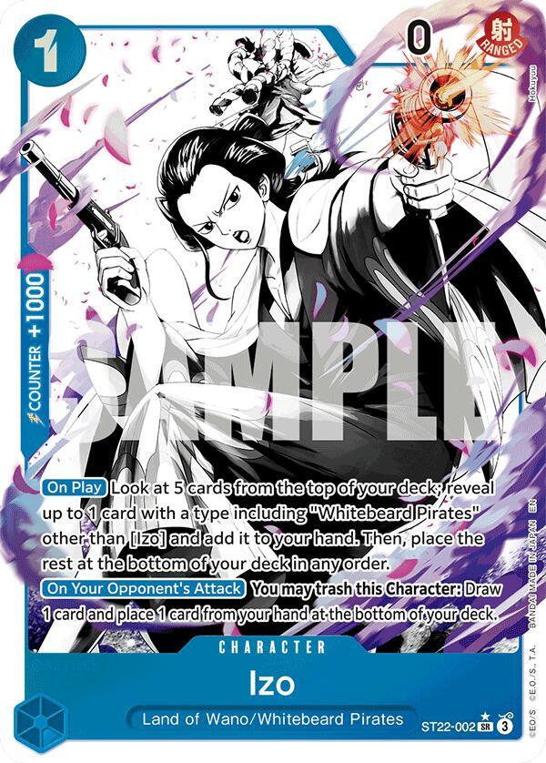Izo (Parallel) ST22-002 Super Rare Starter Deck 22: Ace & Newgate NM/M