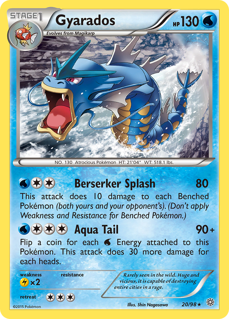 Gyarados 20/98 Rare Ancient Origins NM/M