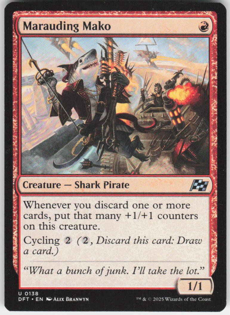 Marauding Mako U Aetherdrift 138 NM