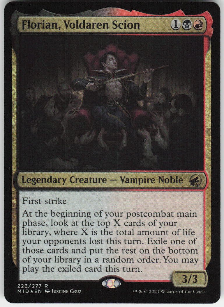 Florian, Voldaren Scion (Foil) R Innistrad: Midnight Hunt 223 NM