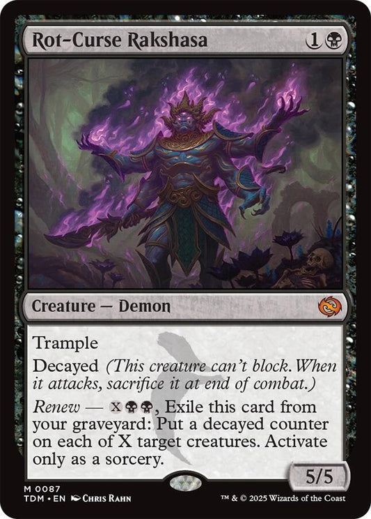 Rot-Curse Rakshasa 87 Mythic Tarkir: Dragonstorm NM/M
