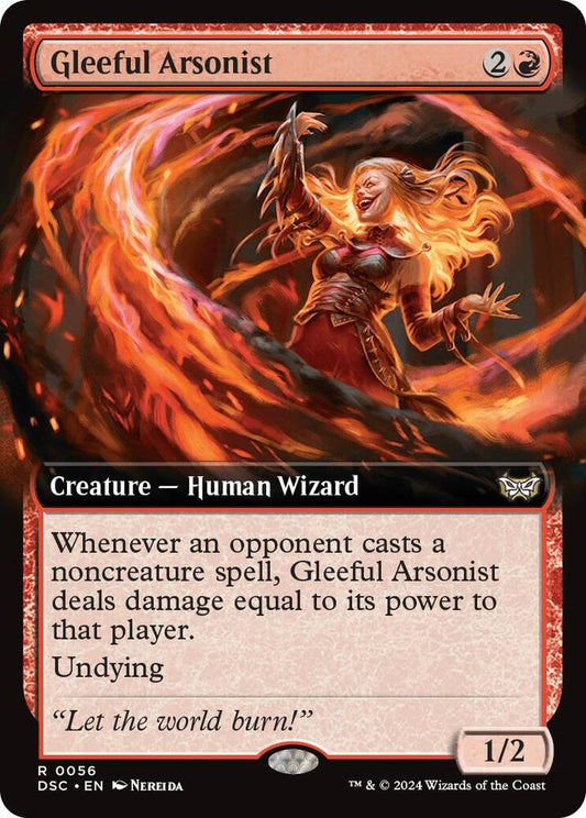 Gleeful Arsonist (Extended Art) 56 Commander: Duskmourn: House of Horror NM/M