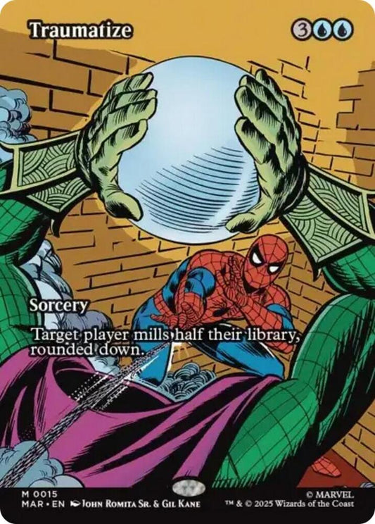 Traumatize (Borderless) 15 Mythic Marvel Universe Eternal-Legal NM/M