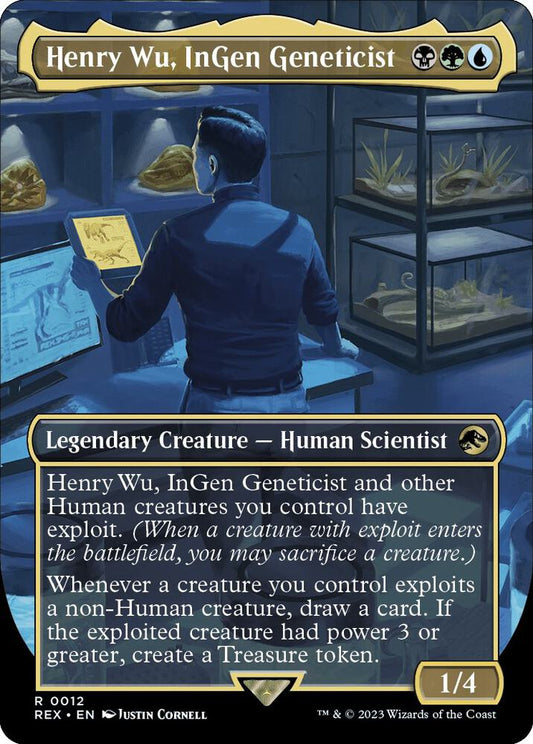 Henry Wu, InGen Geneticist (Borderless) 12 Universes Beyond: Jurassic World Collection NM/M