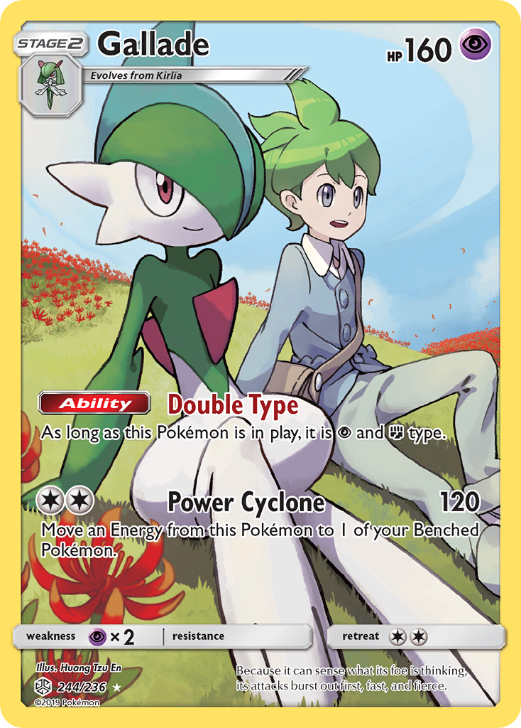 Gallade 244/236 Secret Rare Cosmic Eclipse NM/M