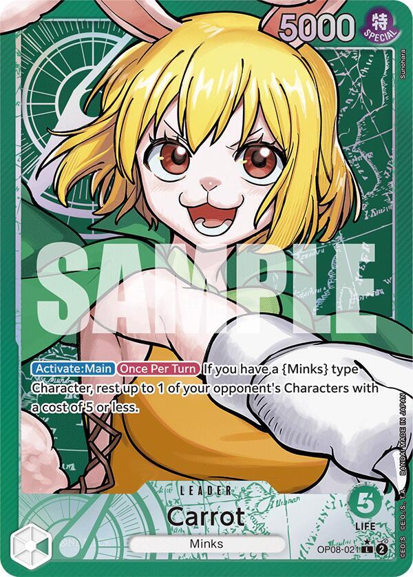 Carrot (021) (Parallel) OP08-021 Leader Two Legends NM/M