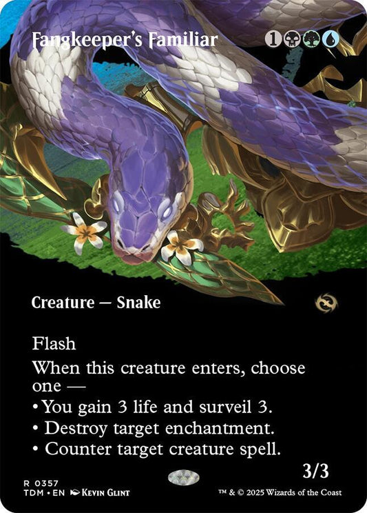 Fangkeeper's Familiar (Borderless) 357 Rare Tarkir: Dragonstorm NM/M