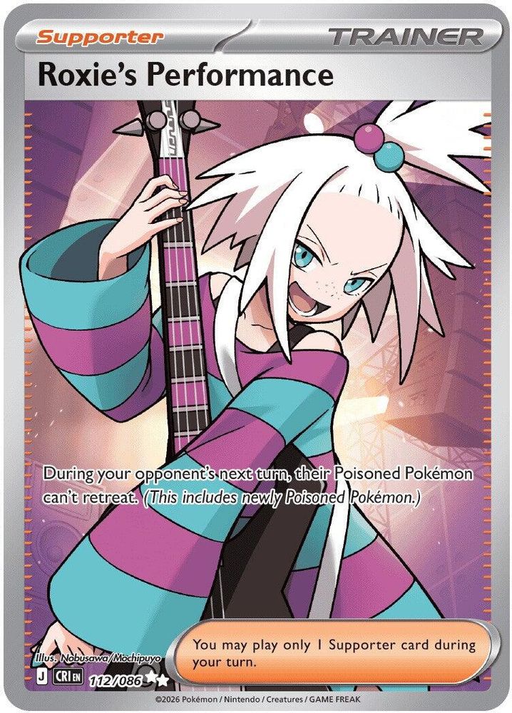 Roxie's Performance 112/086 Ultra Rare Chaos Rising NM/M