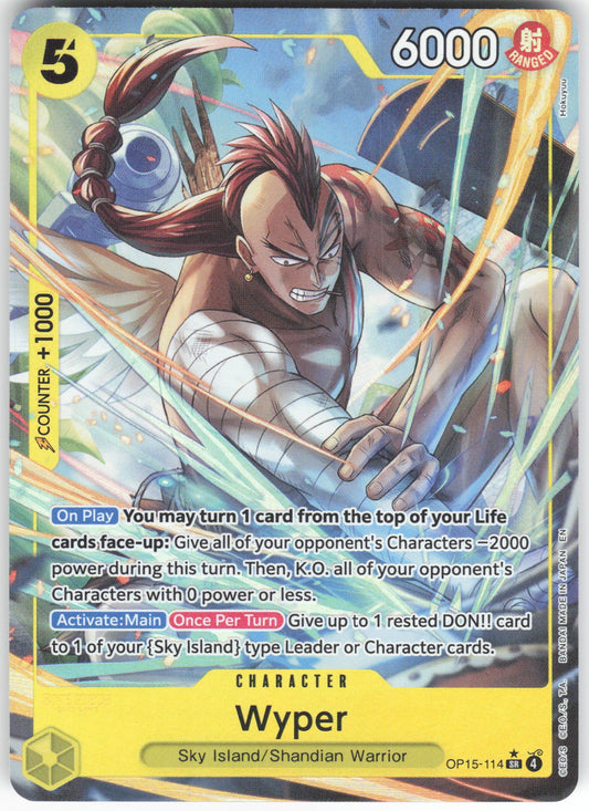 Wyper (Alternate Art) SR Adventure on Kami's Island OP15-114 NM