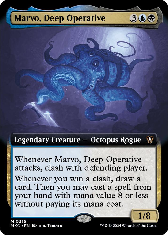 Marvo, Deep Operative (Extended Art) 315 Commander: Murders at Karlov Manor Foil NM/M