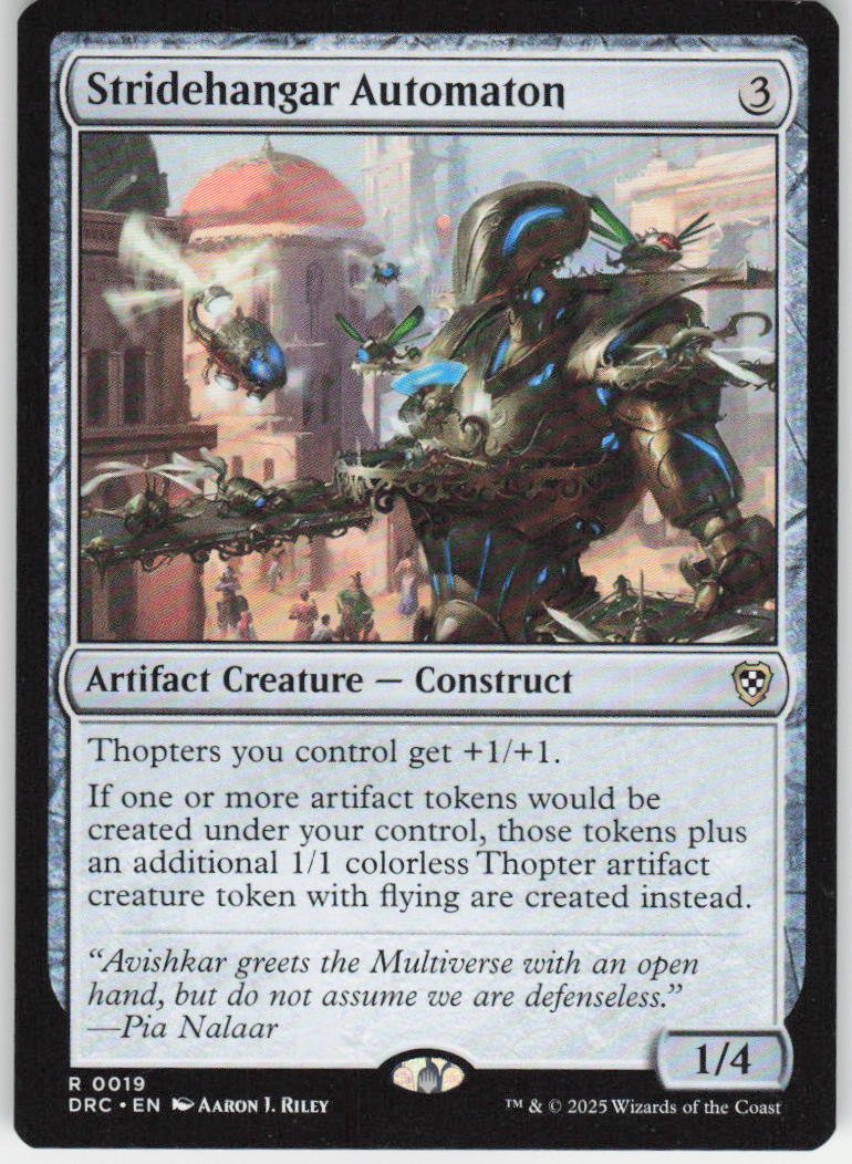 Stridehangar Automaton R Commander: Aetherdrift 19 NM