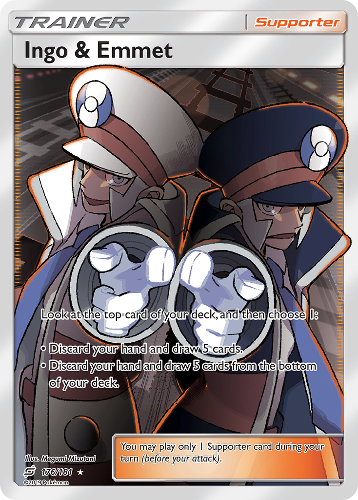 Ingo & Emmet 176/181 Ultra Rare Team Up NM/M