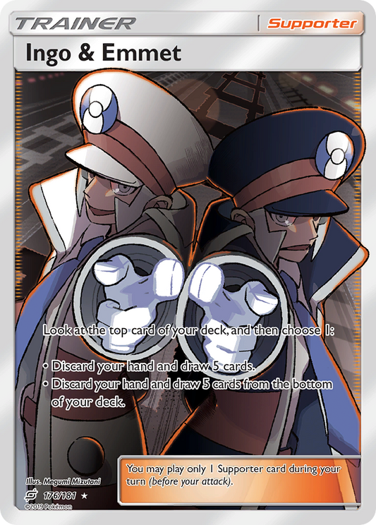 Ingo & Emmet 176/181 Ultra Rare Team Up NM/M