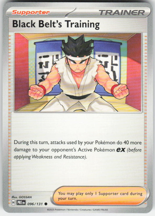 Black Belt's Training - Common SV: Prismatic Evolutions 096/131 NM