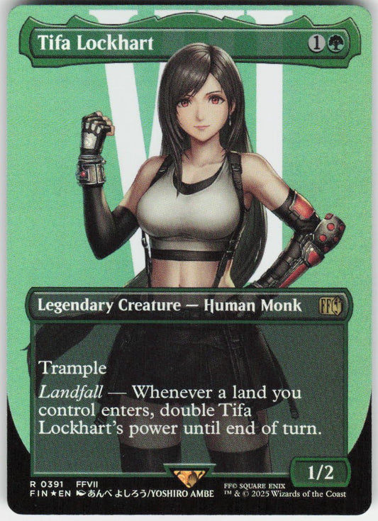 Tifa Lockhart (Borderless) R FINAL FANTASY 391 NM