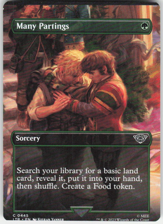 Many Partings (Borderless) C Universes Beyond: The Lord of the Rings: Tales of Middle-earth 445 NM