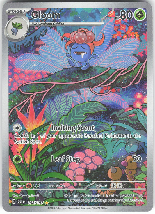Gloom 198/197 Illustration Rare Obsidian Flames LP