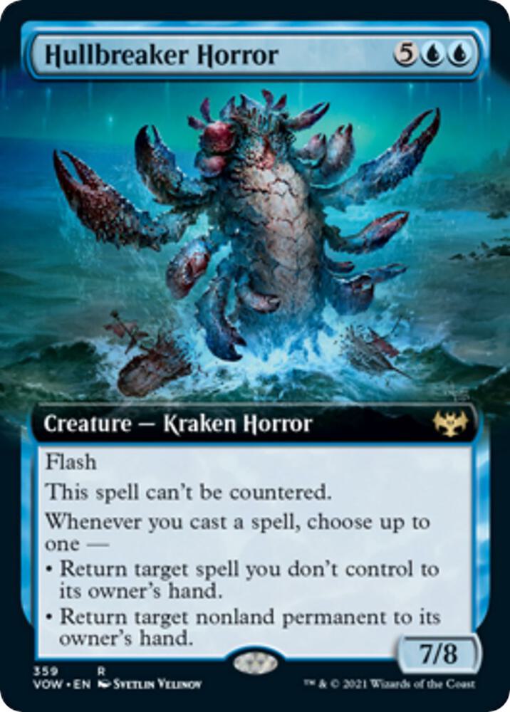 Hullbreaker Horror (Extended Art) 359 Rare Innistrad: Crimson Vow NM/M