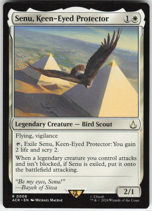 Senu, Keen-Eyed Protector R Universes Beyond: Assassin's Creed 8 NM