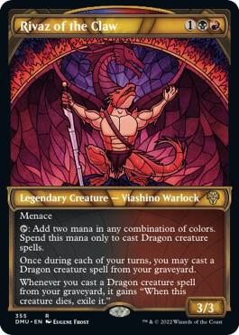 Rivaz of the Claw (Textured Foil) 355 Foil Rare Dominaria United NM/M