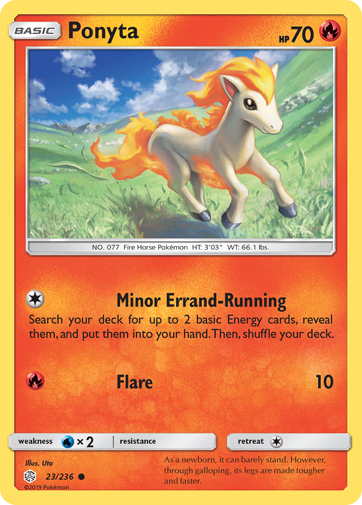 Ponyta 23/236 Common Cosmic Eclipse NM/M